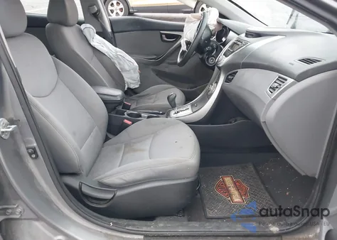 2012 Hyundai Elantra Gls from USA, damaged, VIN 5NPDH4AE0CH093749